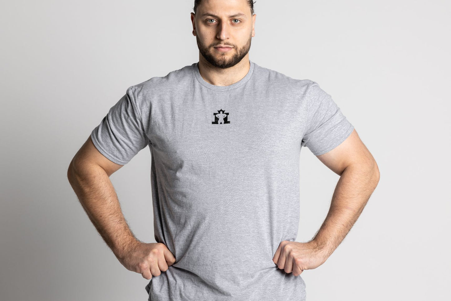 Grey T-Shirt with Small Black KOTG Logo