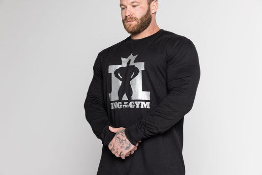 KOTG Long Sleeve Tee – Black with Silver