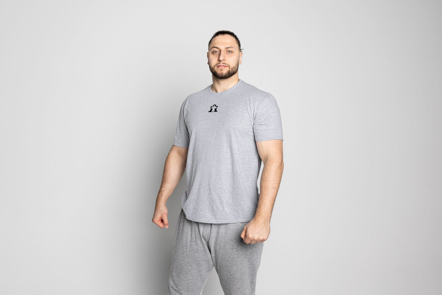 Grey T-Shirt with Small Black KOTG Logo