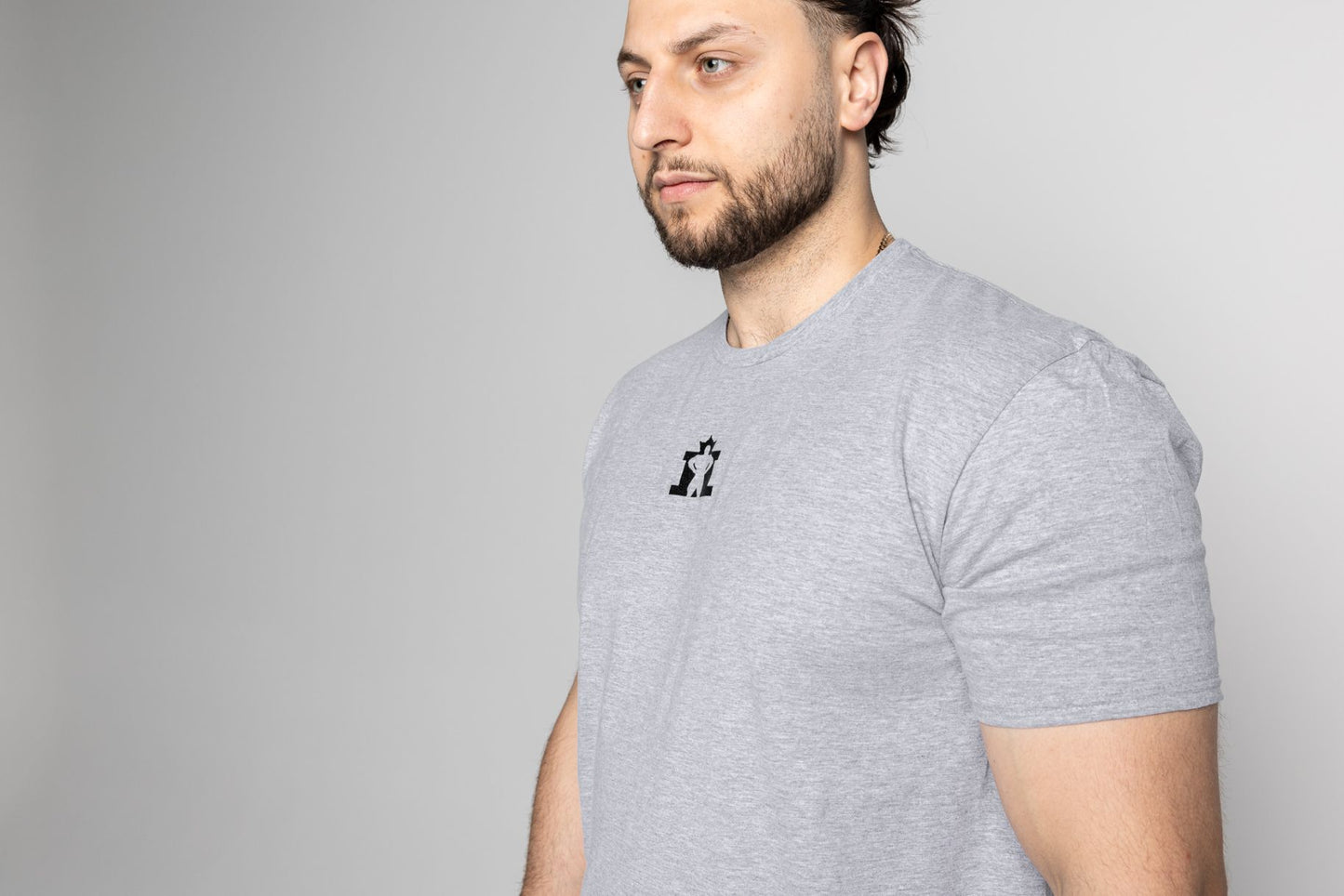 Grey T-Shirt with Small Black KOTG Logo