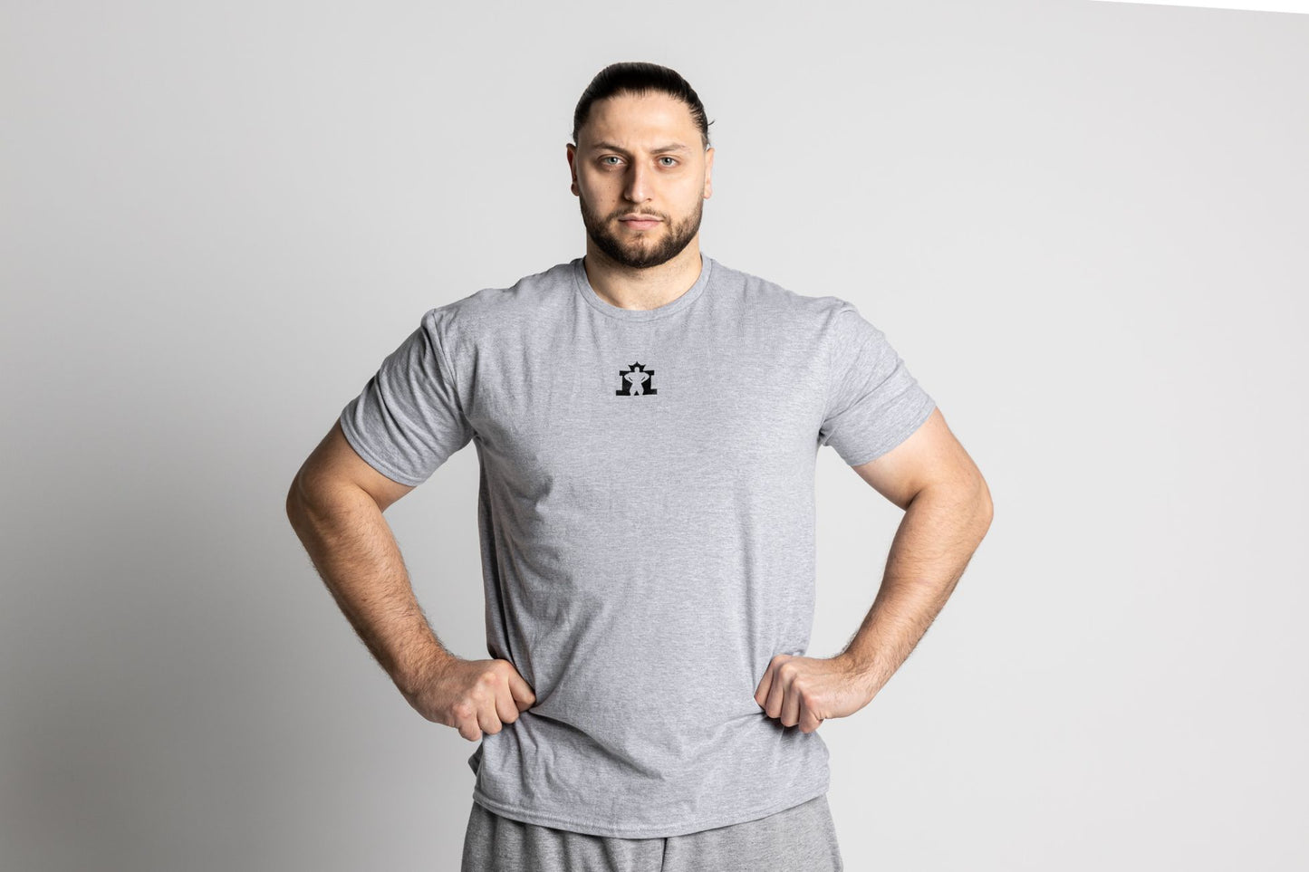 Grey T-Shirt with Small Black KOTG Logo