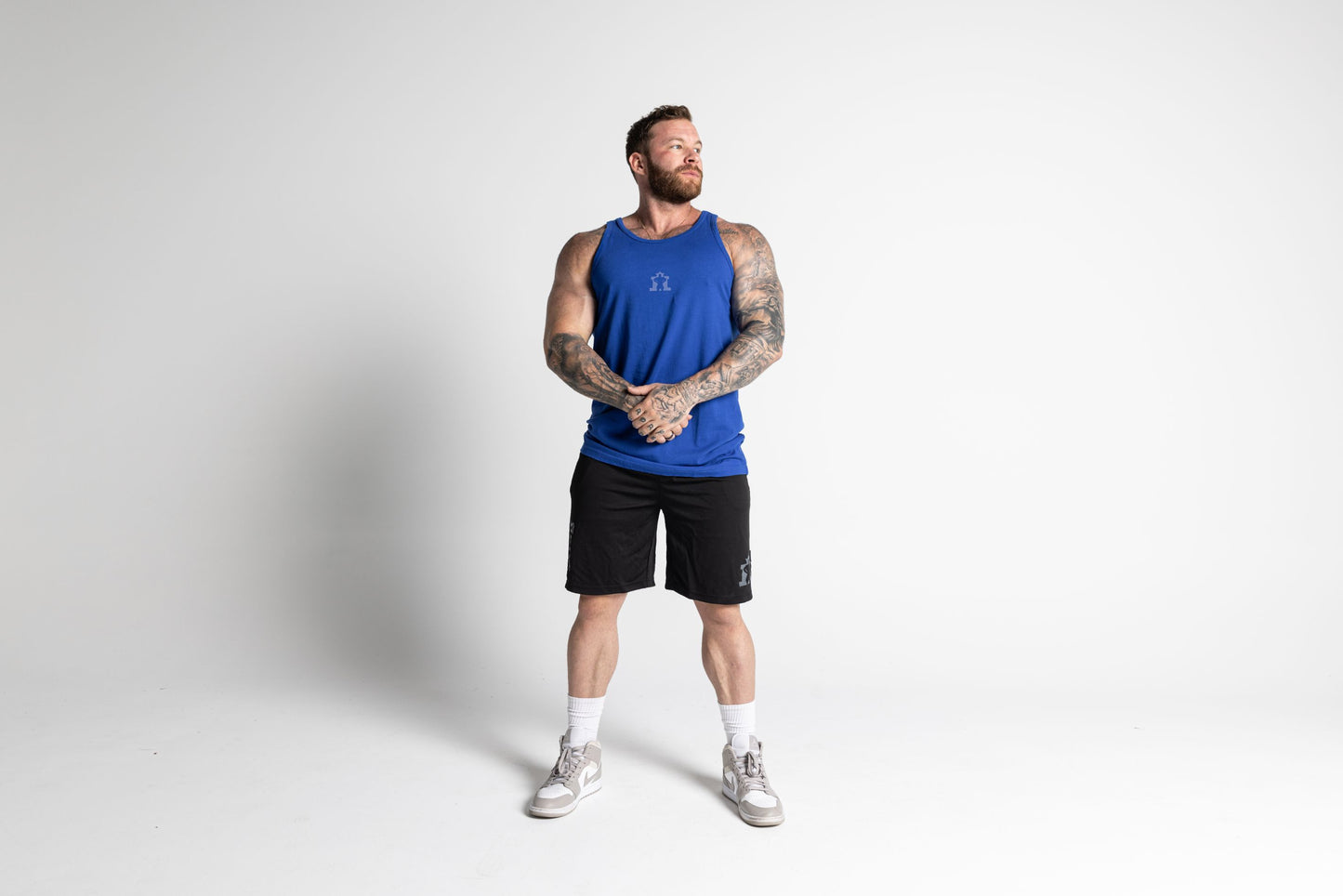JL Small Logo Singlet - Bright Royal Blue