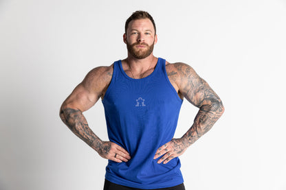 JL Small Logo Singlet - Bright Royal Blue