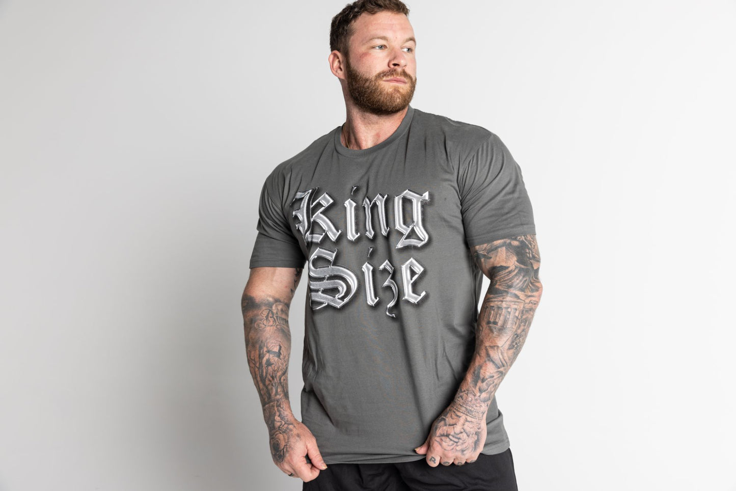 King Size Tee - Coal
