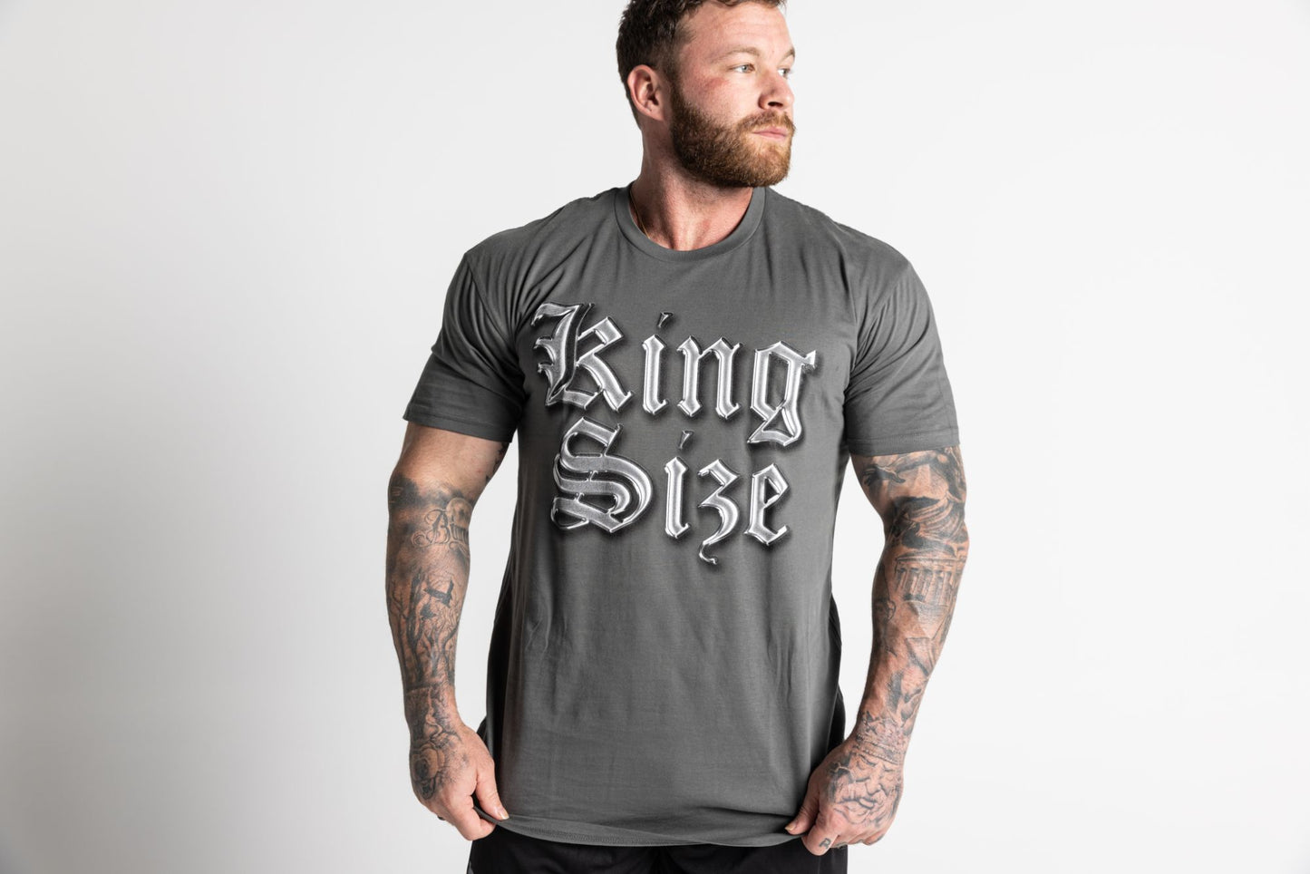 King Size Tee - Coal
